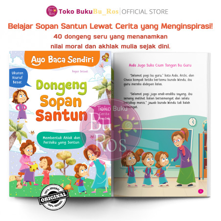 Dongeng Sopan Santun Isi 40 Cerita